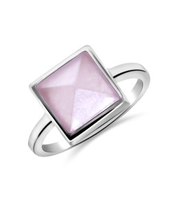 Rose Quartz Silver Rings NSR-2380-RQ